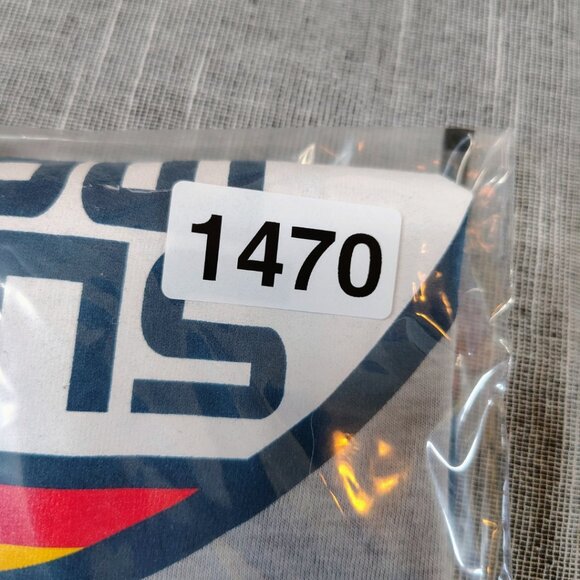 Super Mario Nintendo Ringer T-Shirt Boys Size Large Gray Blue Cotton Crewneck - Picture 8 of 8